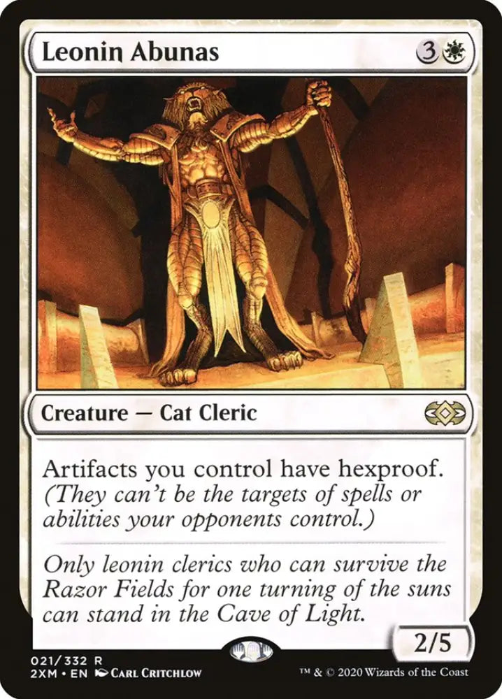Leonin Abunas [Double Masters] - MTG Single