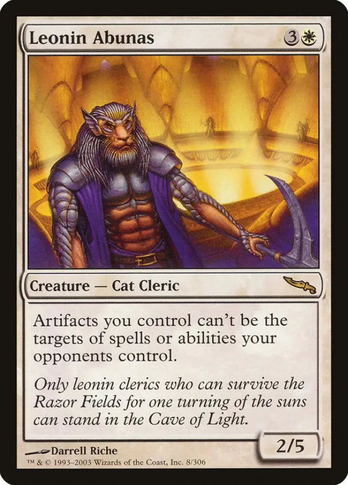 Leonin Abunas [Mirrodin] - MTG Single