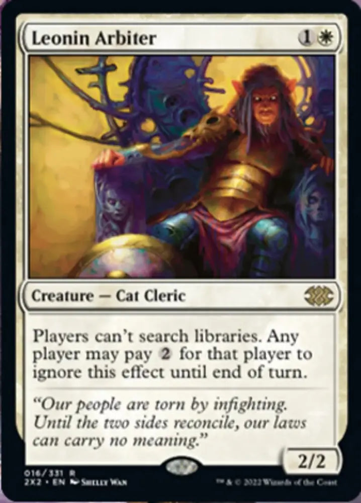 Leonin Arbiter [Double Masters 2022] - MTG Single