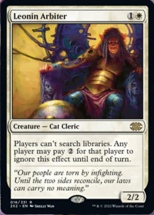 Leonin Arbiter [Double Masters 2022] - MTG Single