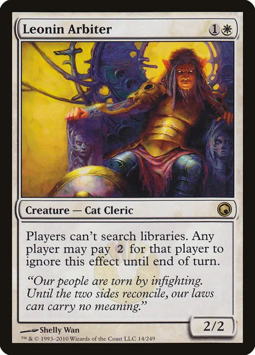 Leonin Arbiter [Scars of Mirrodin] - MTG Single