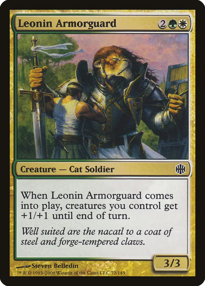 Leonin Armorguard [Alara Reborn] - MTG Single