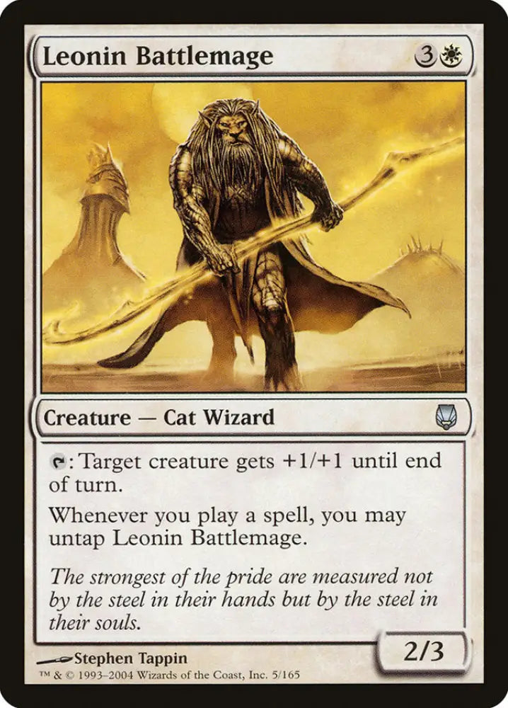 Leonin Battlemage [Darksteel] - MTG Single