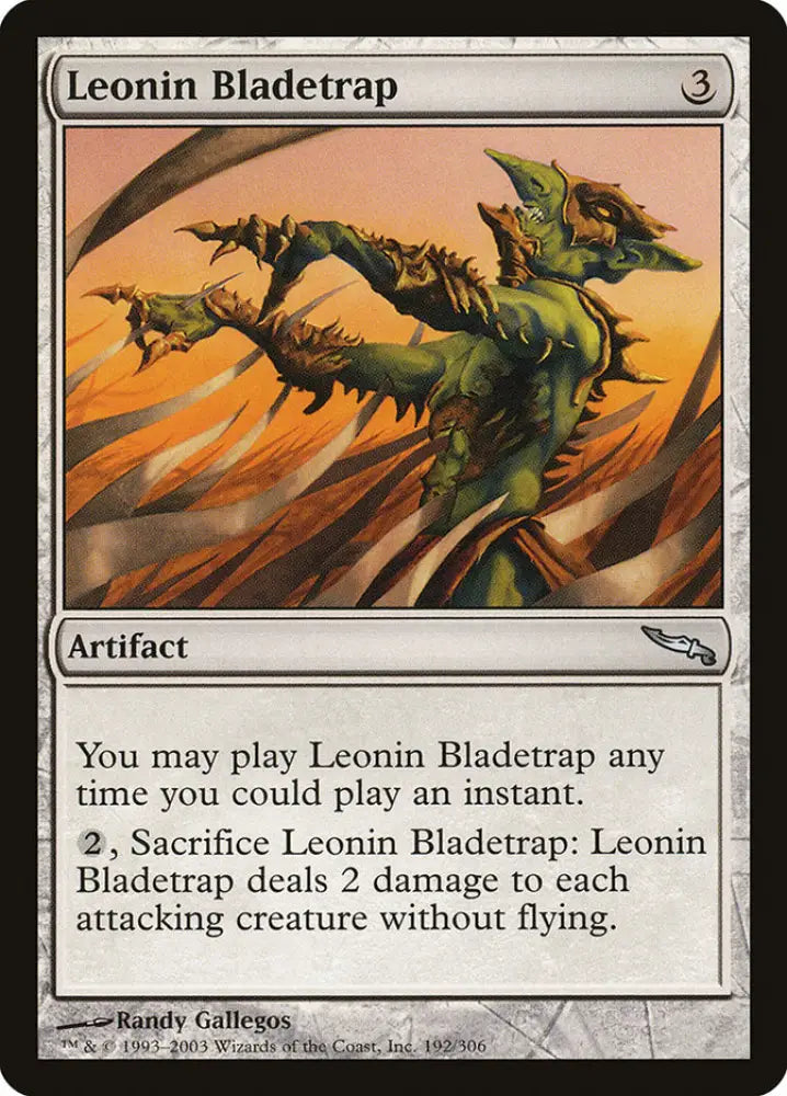 Leonin Bladetrap [Mirrodin] - MTG Single