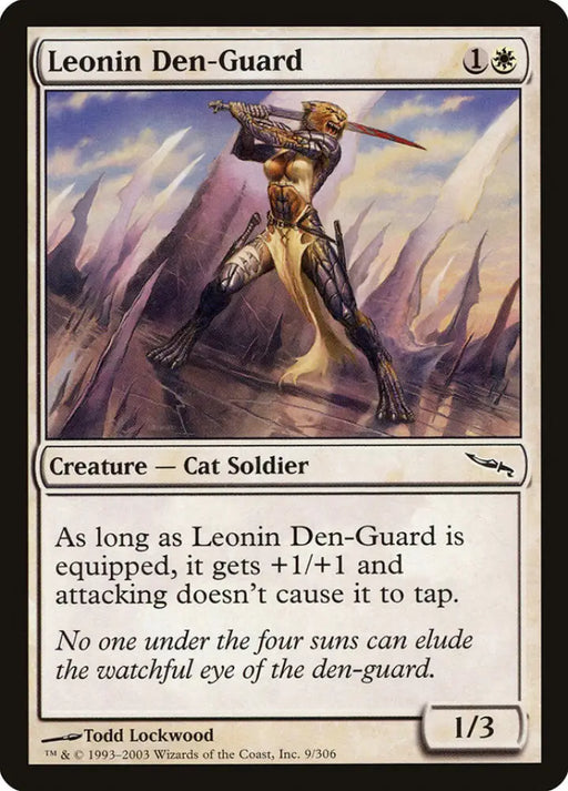 Leonin Den-Guard [Mirrodin] - MTG Single