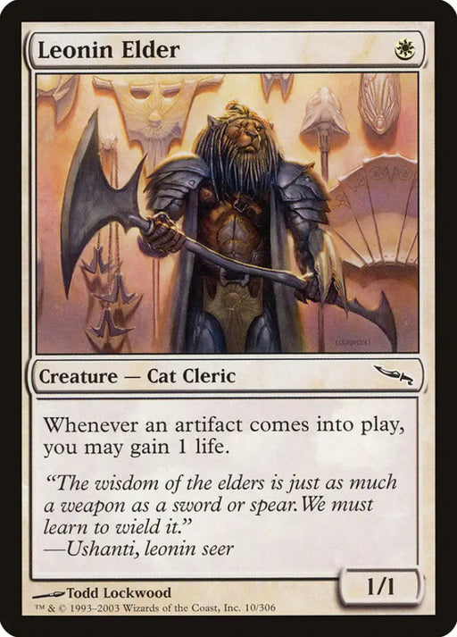 Leonin Elder [Mirrodin] - MTG Single