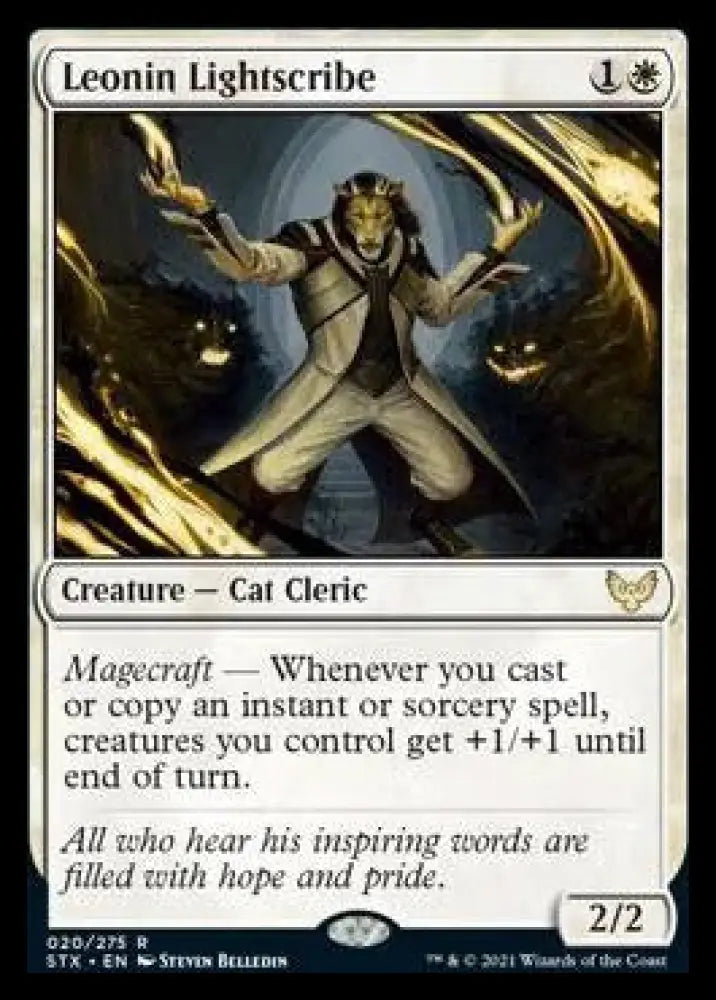 Leonin Lightscribe [Strixhaven: School of Mages] - MTG Single