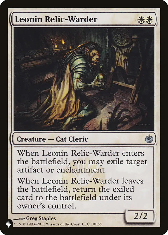 Leonin Relic-Warder (MBS) [The List] - MTG Single