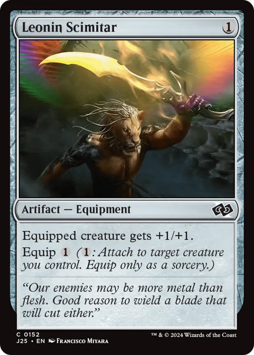 Leonin Scimitar [Foundations Jumpstart] - MTG Single