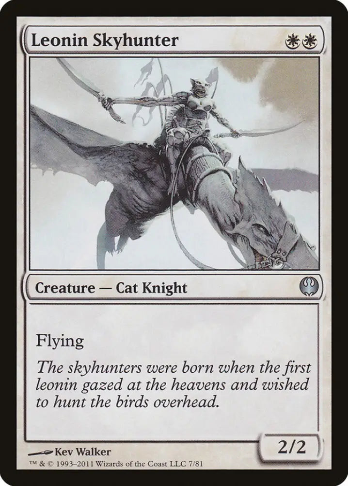 Leonin Skyhunter [Duel Decks: Knights vs. Dragons] - MTG Single