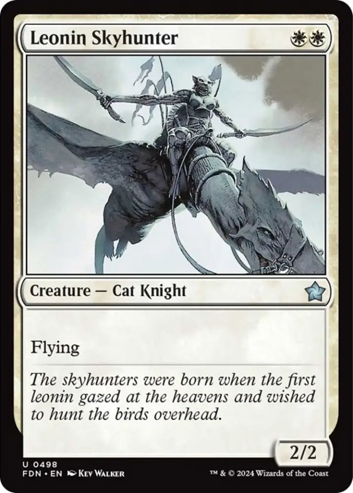 Leonin Skyhunter [Foundations] - MTG Single