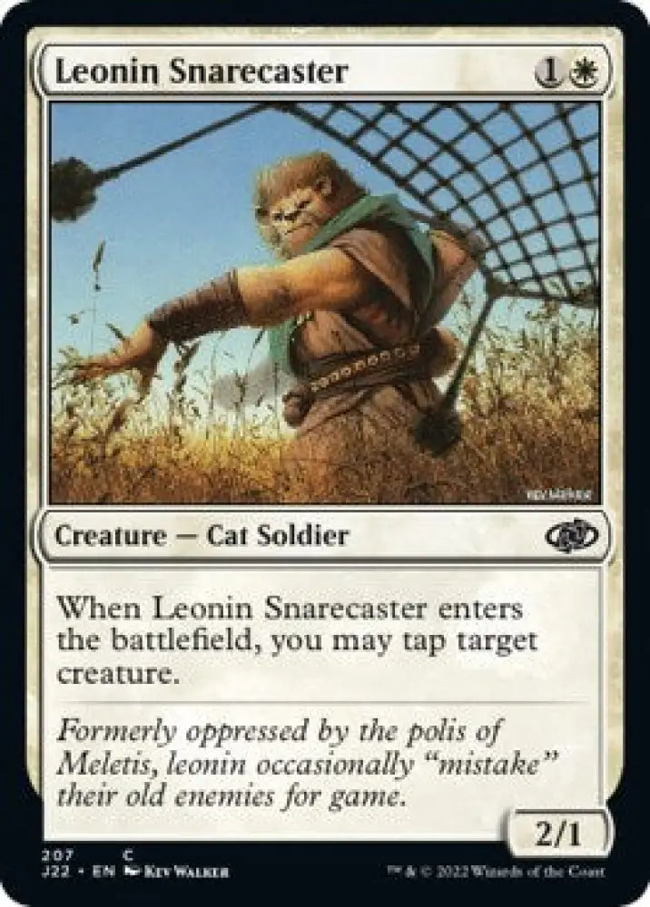 Leonin Snarecaster [Jumpstart 2022] - MTG Single