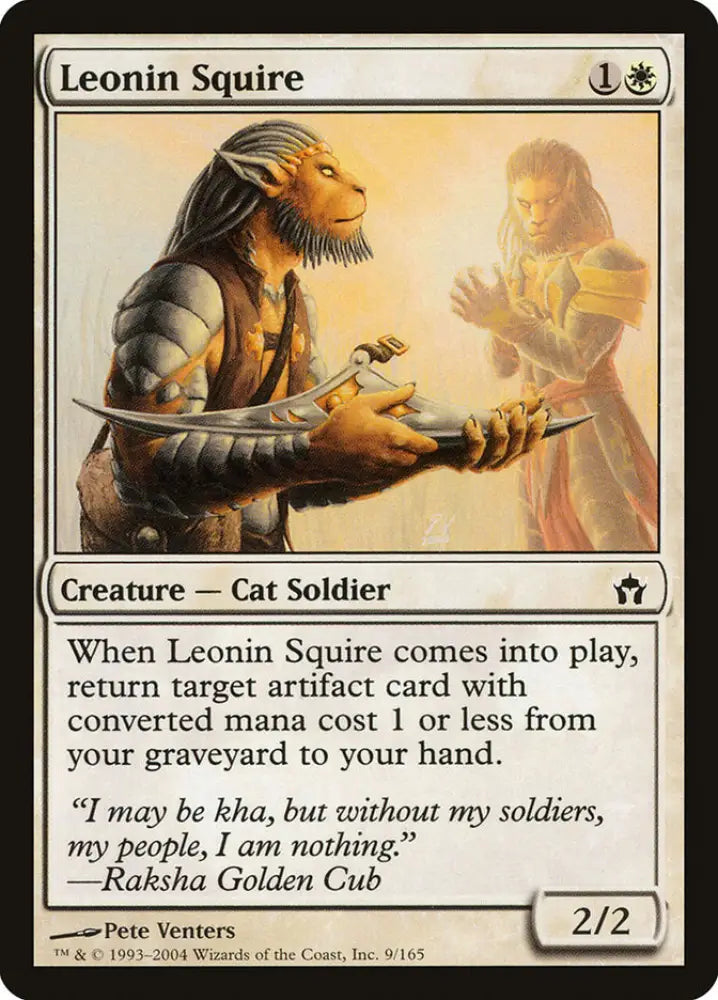 Leonin Squire [Fifth Dawn] - MTG Single