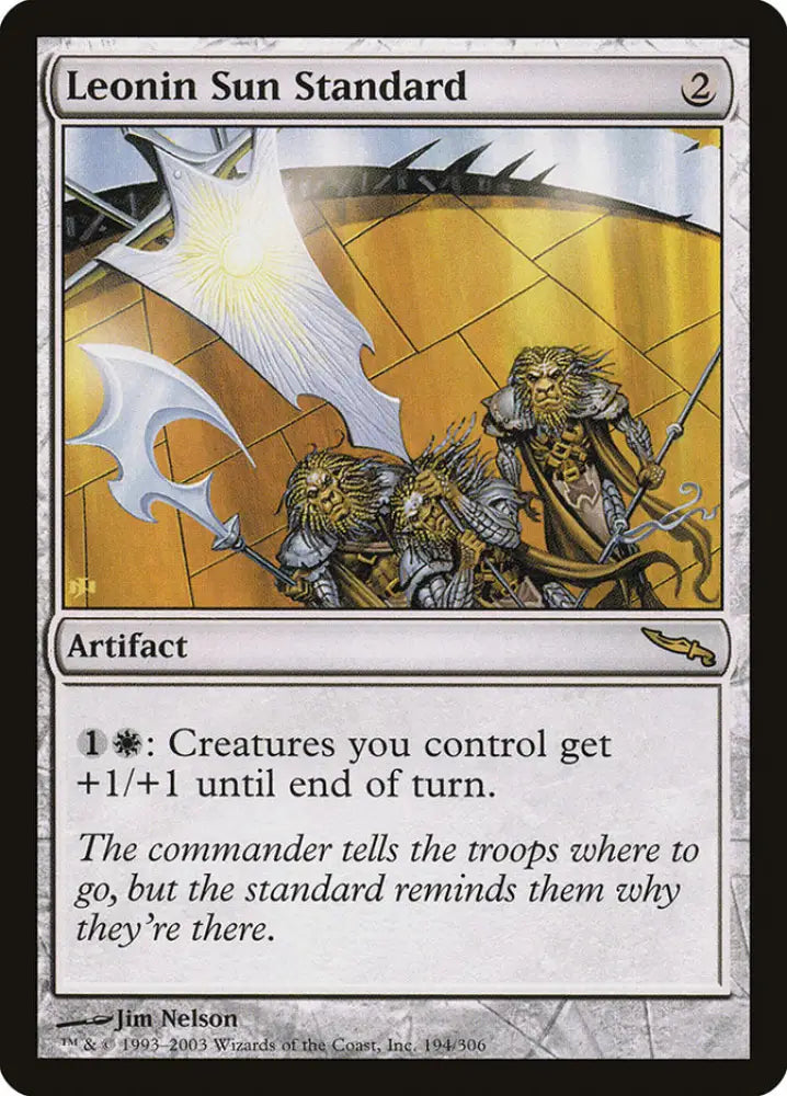 Leonin Sun Standard [Mirrodin] - MTG Single