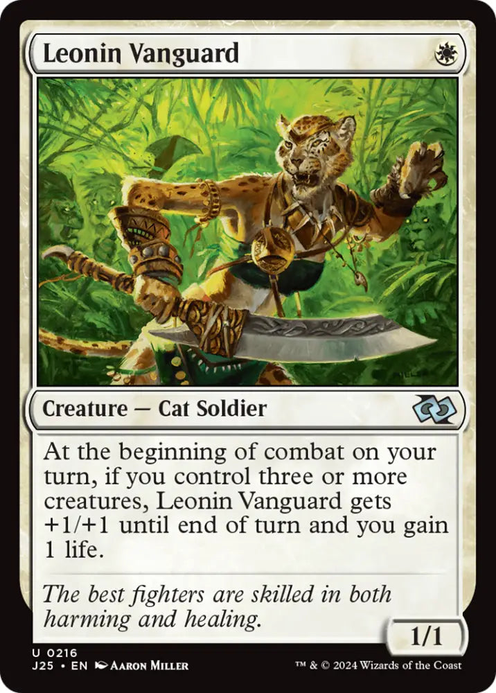 Leonin Vanguard [Foundations Jumpstart] - MTG Single