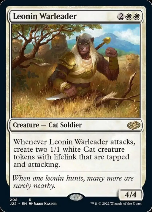 Leonin Warleader [Jumpstart 2022] - MTG Single