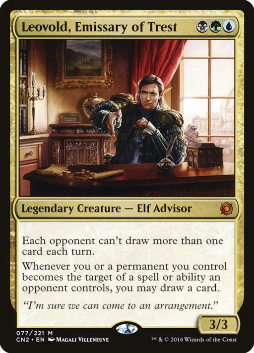 Leovold Emissary of Trest [Conspiracy: Take the Crown] - MTG Single