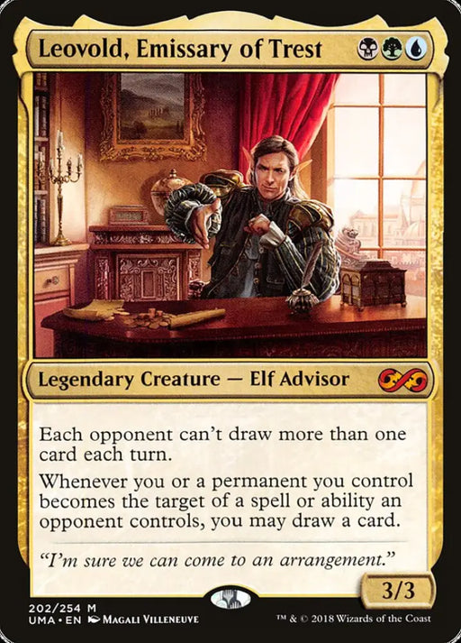 Leovold Emissary of Trest [Ultimate Masters] - MTG Single