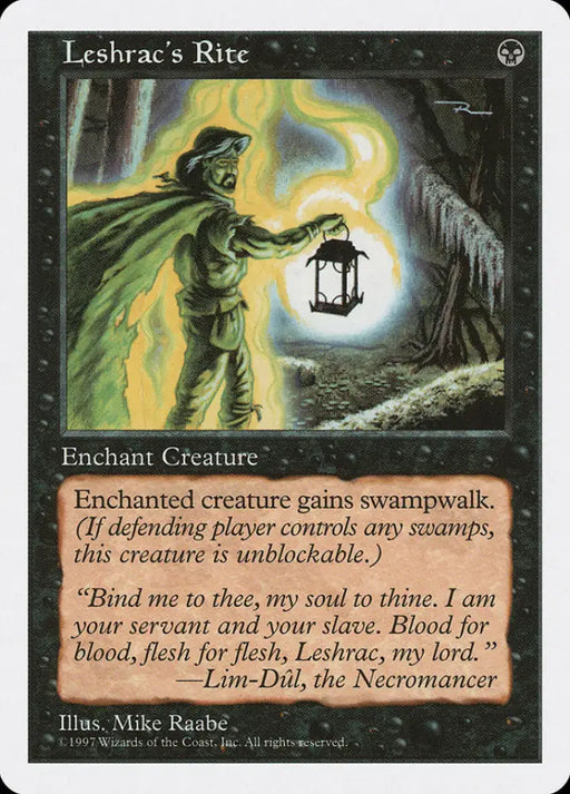 Leshrac’s Rite [Fifth Edition] - MTG Single