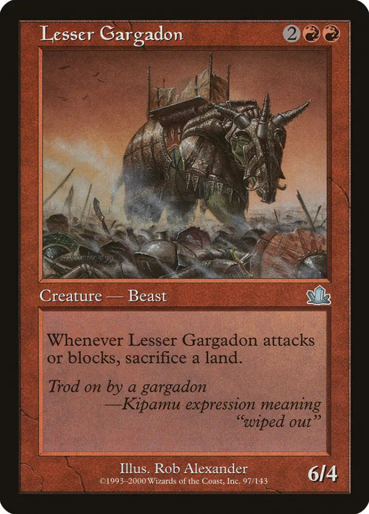 Lesser Gargadon [Prophecy] - MTG Single