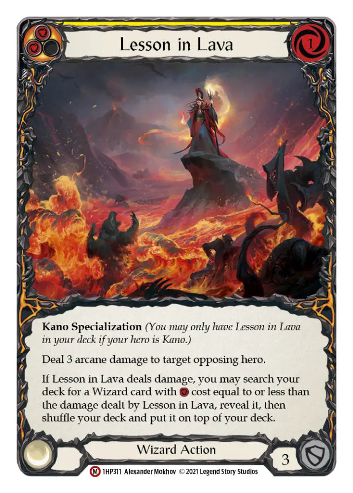 Lesson in Lava [1HP311] (History Pack 1) - Flesh And Blood Single