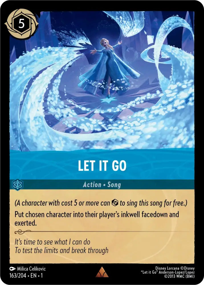Let It Go (163/204) [The First Chapter] - Lorcana Single