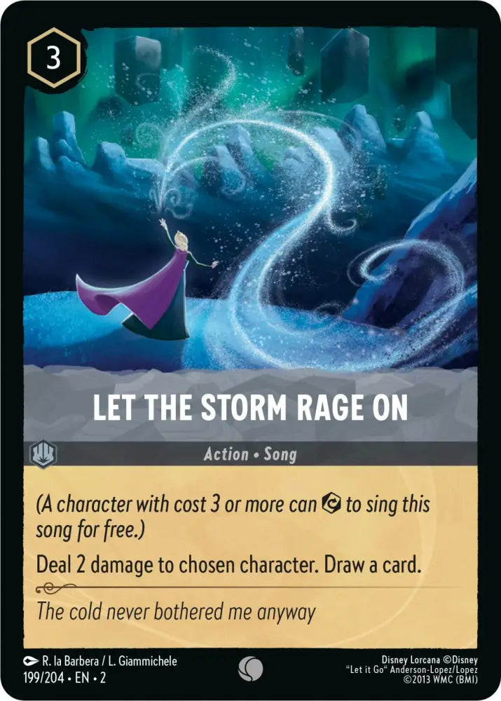 Let the Storm Rage On (199/204) [Rise of the Floodborn] - Lorcana Single
