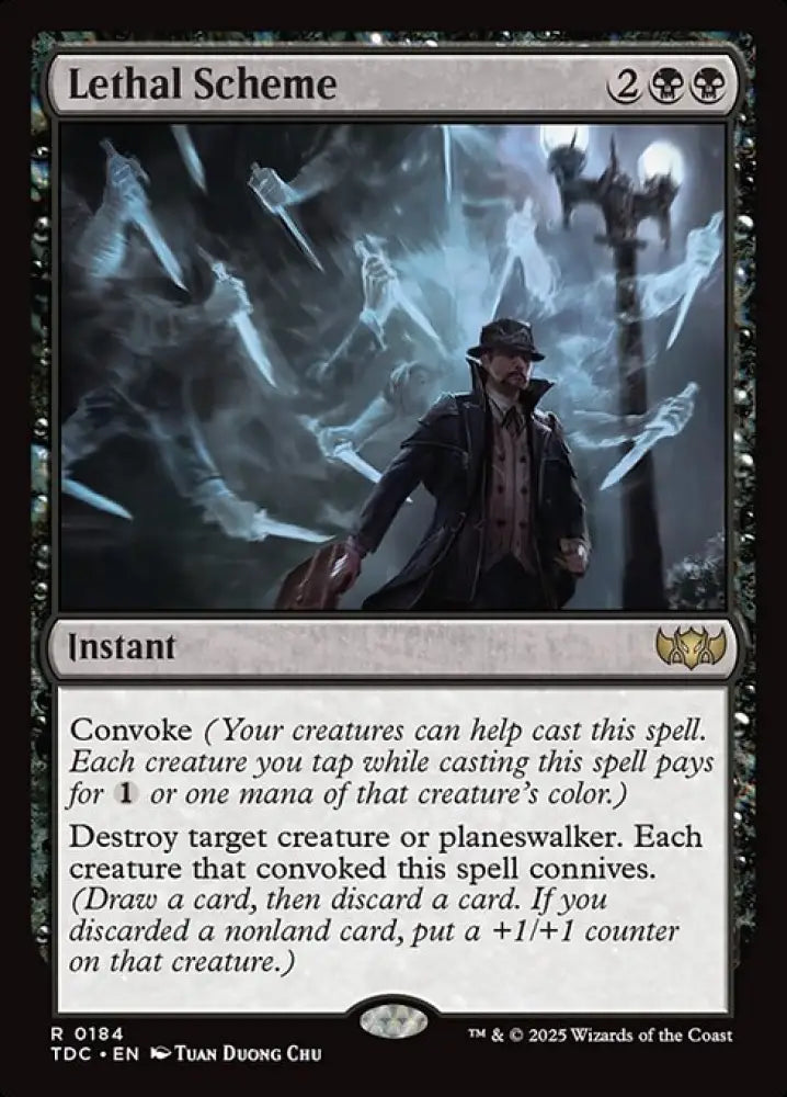 Lethal Scheme (184) [Tarkir: Dragonstorm Commander]