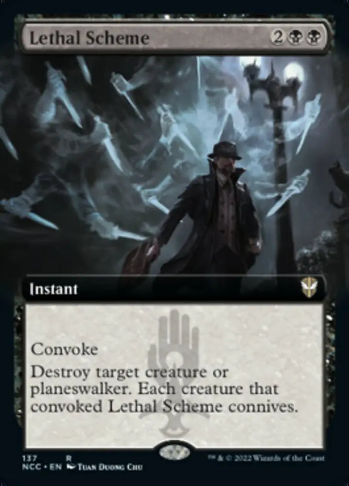 Lethal Scheme (Extended Art) [Streets of New Capenna Commander] - MTG Single