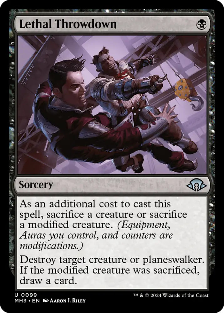 Lethal Throwdown [Modern Horizons 3] - MTG Single