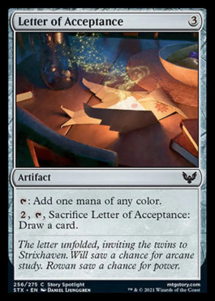 Letter of Acceptance [Strixhaven: School of Mages] - MTG Single