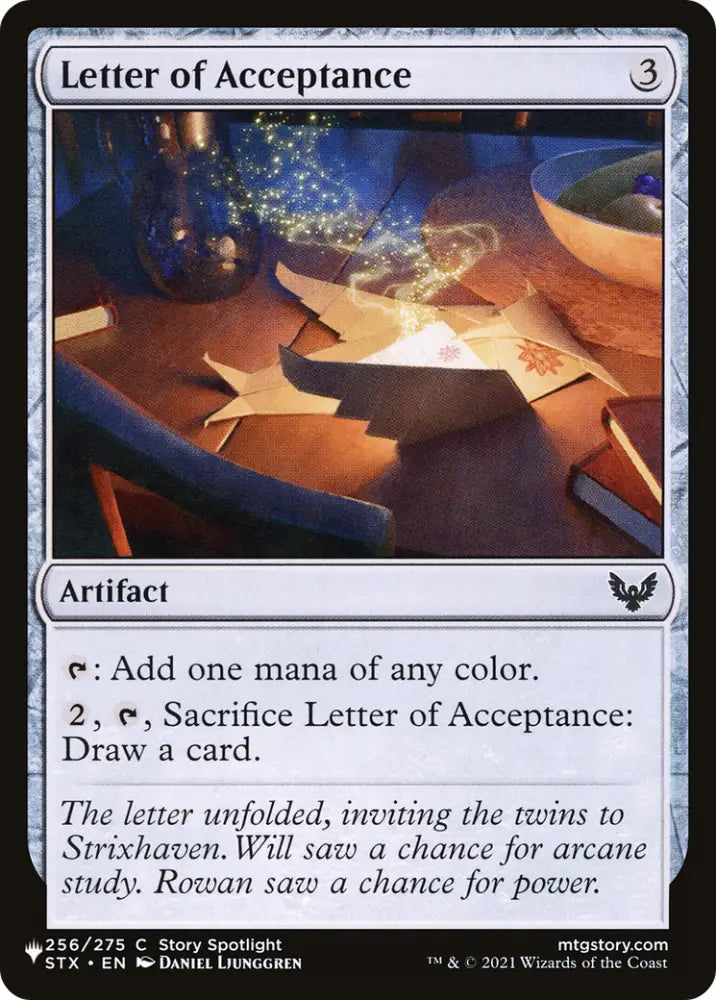 Letter of Acceptance [The List] - MTG Single