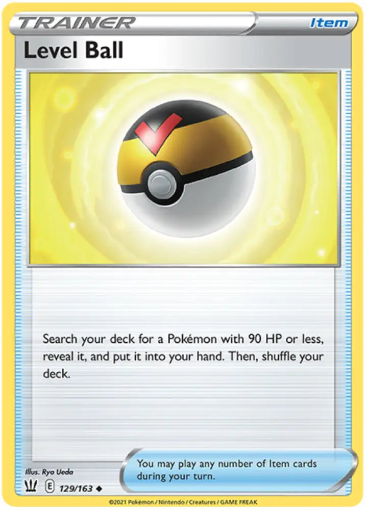 Level Ball (129/163) [Sword & Shield: Battle Styles] - Pokemon Single