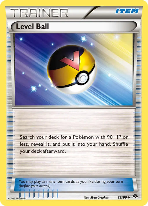 Level Ball (89/99) [Black & White: Next Destinies] - Pokemon Single