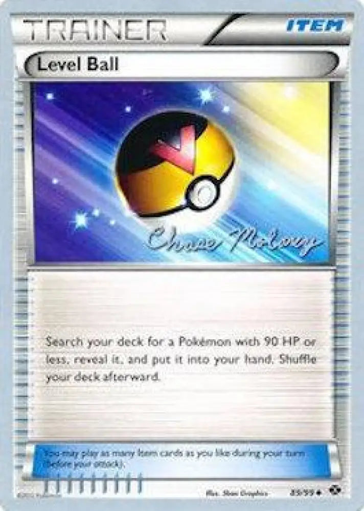 Level Ball (89/99) (Eeltwo - Chase Moloney) [World Championships 2012] - Pokemon Single