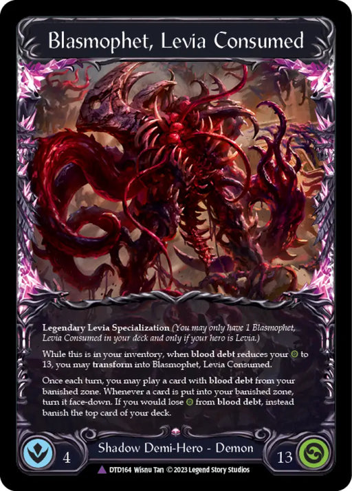 Levia Redeemed // Blasmophet Levia Consumed (Marvel) [Dusk Till Dawn] Cold Foil - Flesh And Blood Single