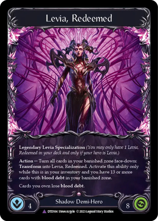 Levia Redeemed // Blasmophet Levia Consumed (Marvel) [Dusk Till Dawn] Cold Foil - Flesh And Blood Single