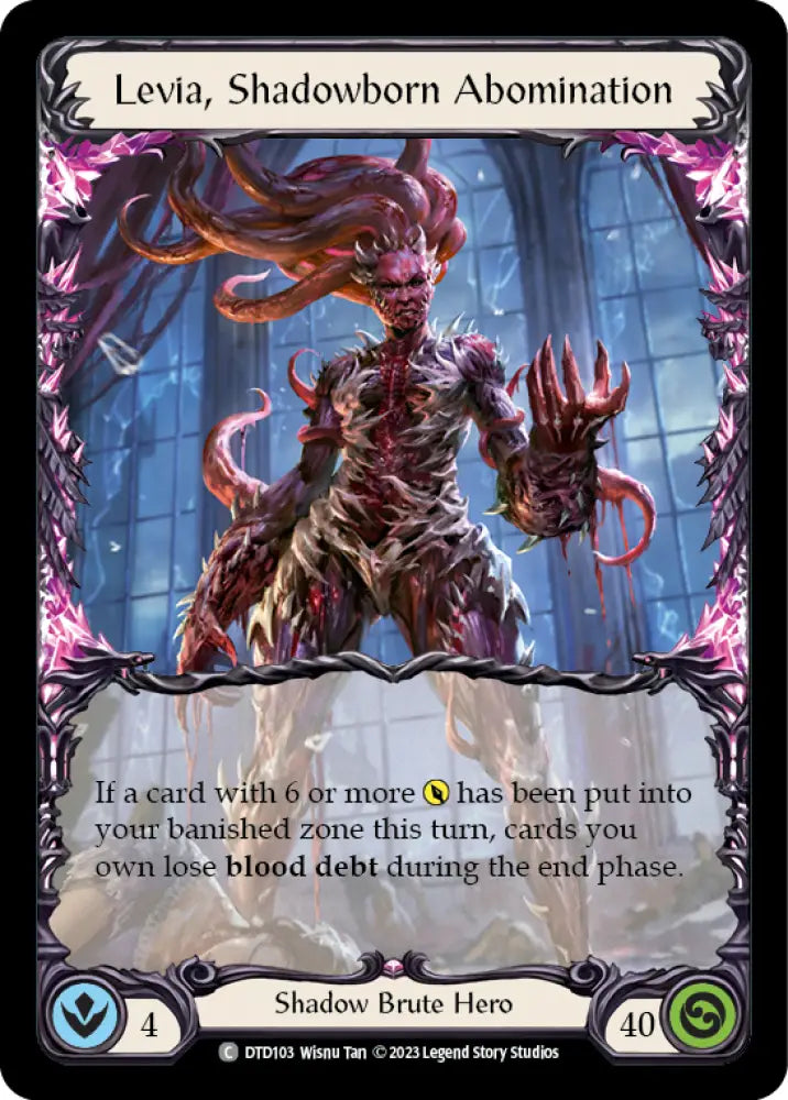 Levia Shadowborn Abomination [Dusk Till Dawn] - Flesh And Blood Single