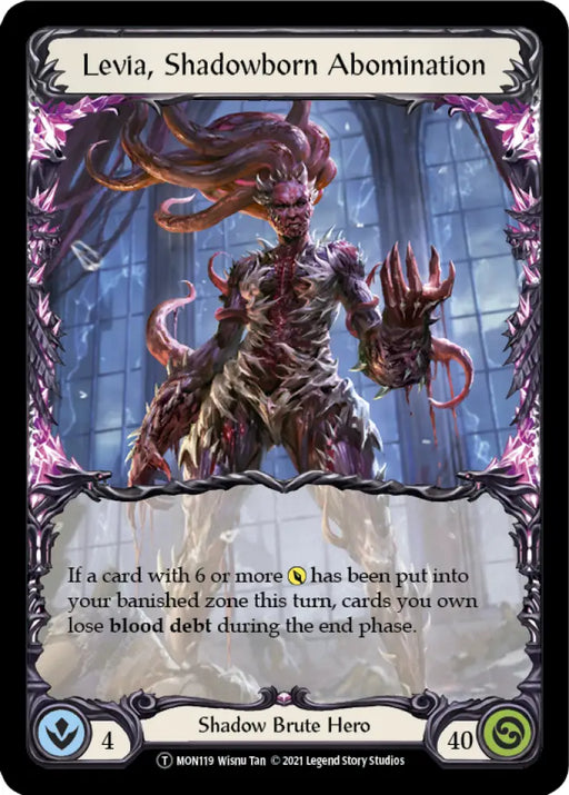 Levia Shadowborn Abomination // Levia [Monarch Unlimited] Unlimited Normal - Flesh And Blood Single