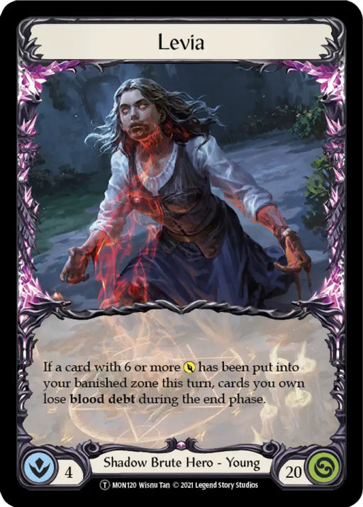 Levia Shadowborn Abomination // Levia [Monarch Unlimited] Unlimited Normal - Flesh And Blood Single