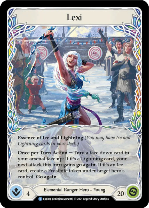 Lexi [Tales of Aria Blitz Deck] 1st Edition Rainbow Foil - Flesh And Blood Single