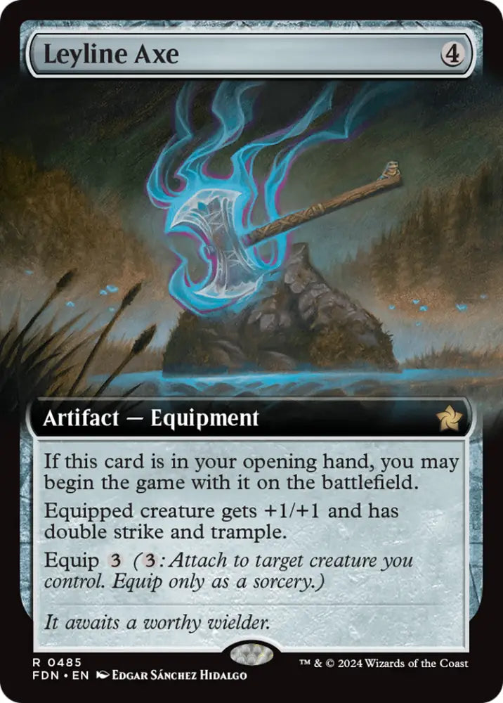 Leyline Axe (Extended Art) [Foundations] - MTG Single