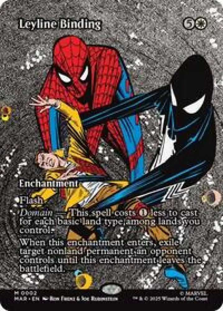 Leyline Binding (Borderless) (2) [Marvel Eternal-Legal]