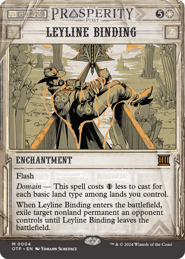 Leyline Binding [Outlaws of Thunder Junction: Breaking News] - MTG Single