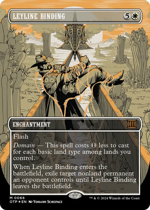 Leyline Binding (Textured Foil) [Outlaws of Thunder Junction: Breaking News] - MTG Single