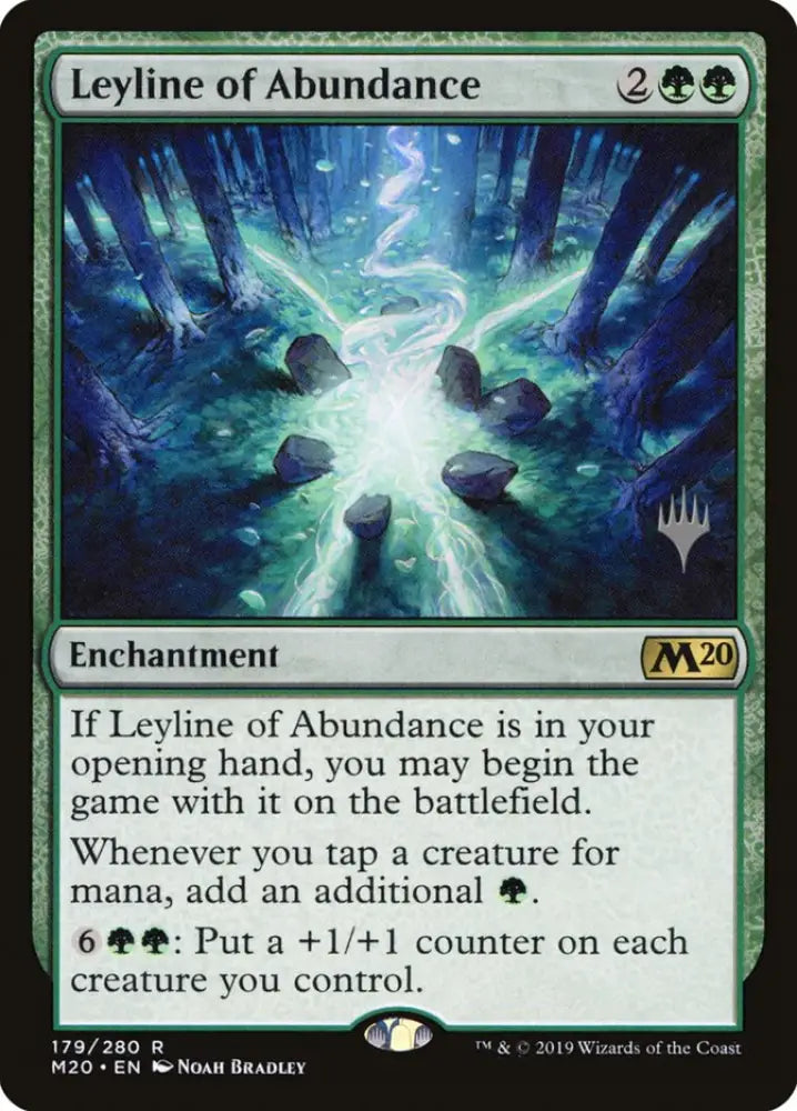 Leyline of Abundance (Promo Pack) [Core Set 2020 Promos] - MTG Single