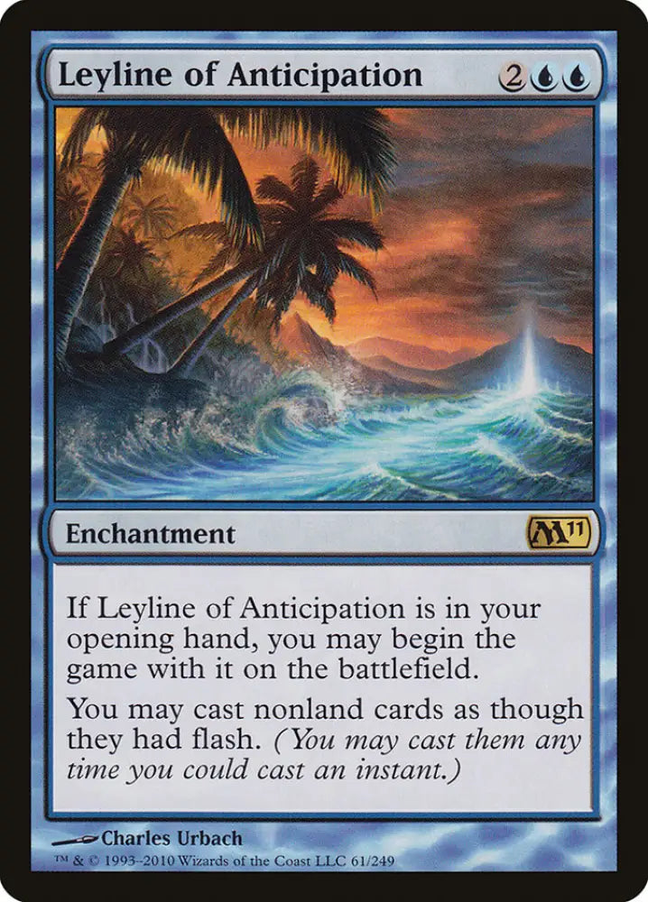 Leyline of Anticipation [Magic 2011] - MTG Single