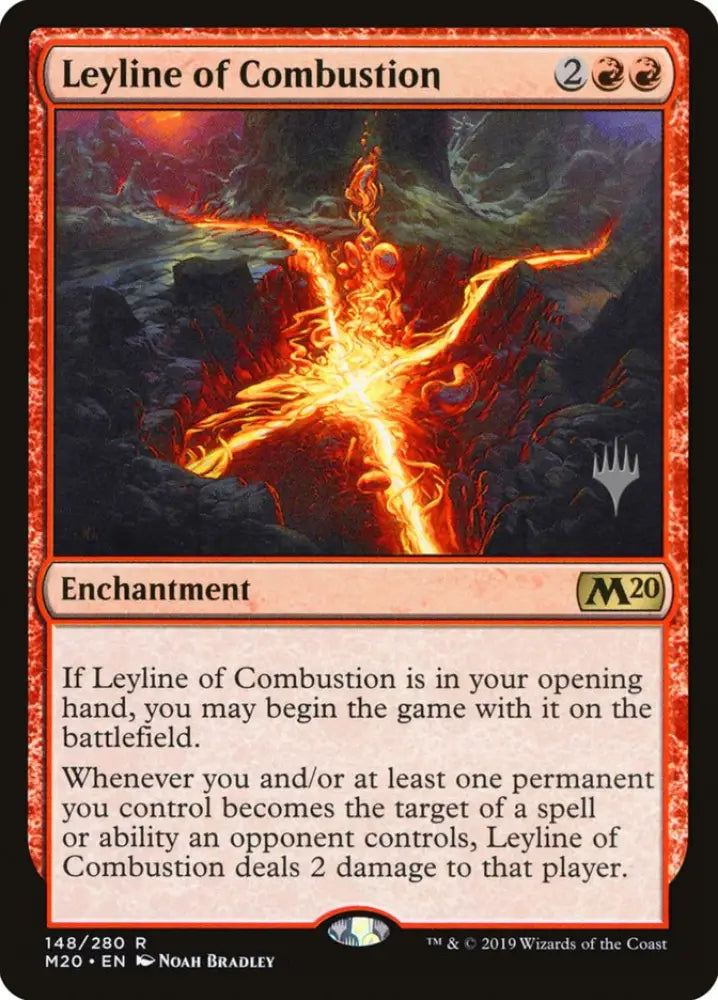 Leyline of Combustion (Promo Pack) [Core Set 2020 Promos] - MTG Single