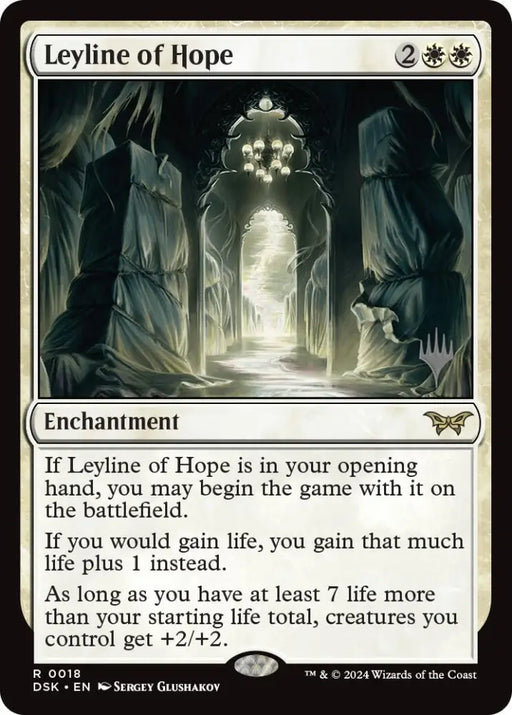 Leyline of Hope (Promo Pack) [Duskmourn: House of Horror Promos] - MTG Single