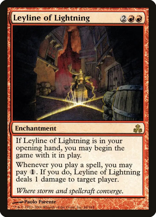 Leyline of Lightning [Guildpact] - MTG Single